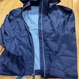 Beautiful rain jacket Columbia size S navy blue